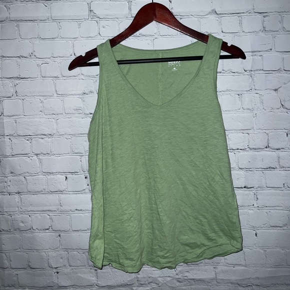 soho jeans green tank top size M - Picture 2 of 4